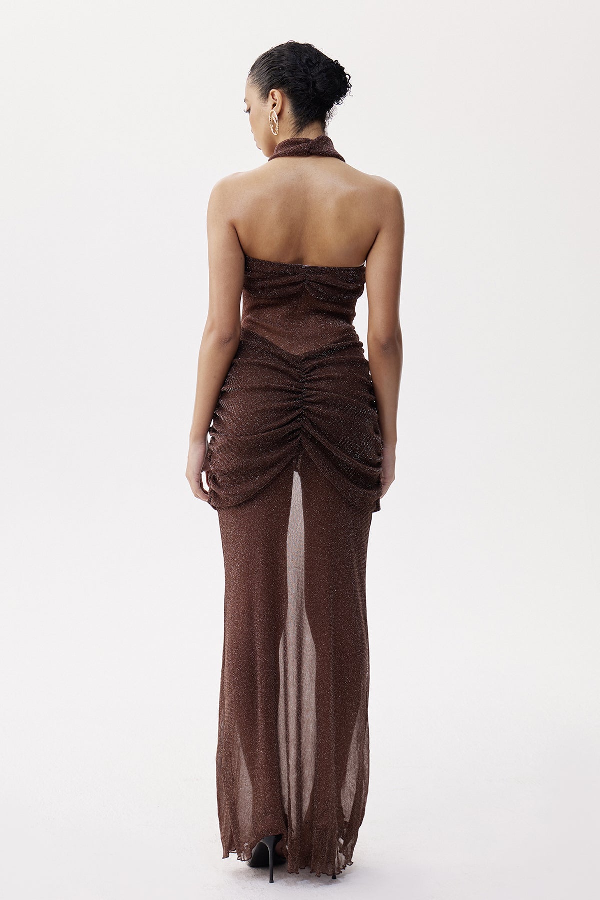 Daedalus Strapless Sequin Maxi Dress
