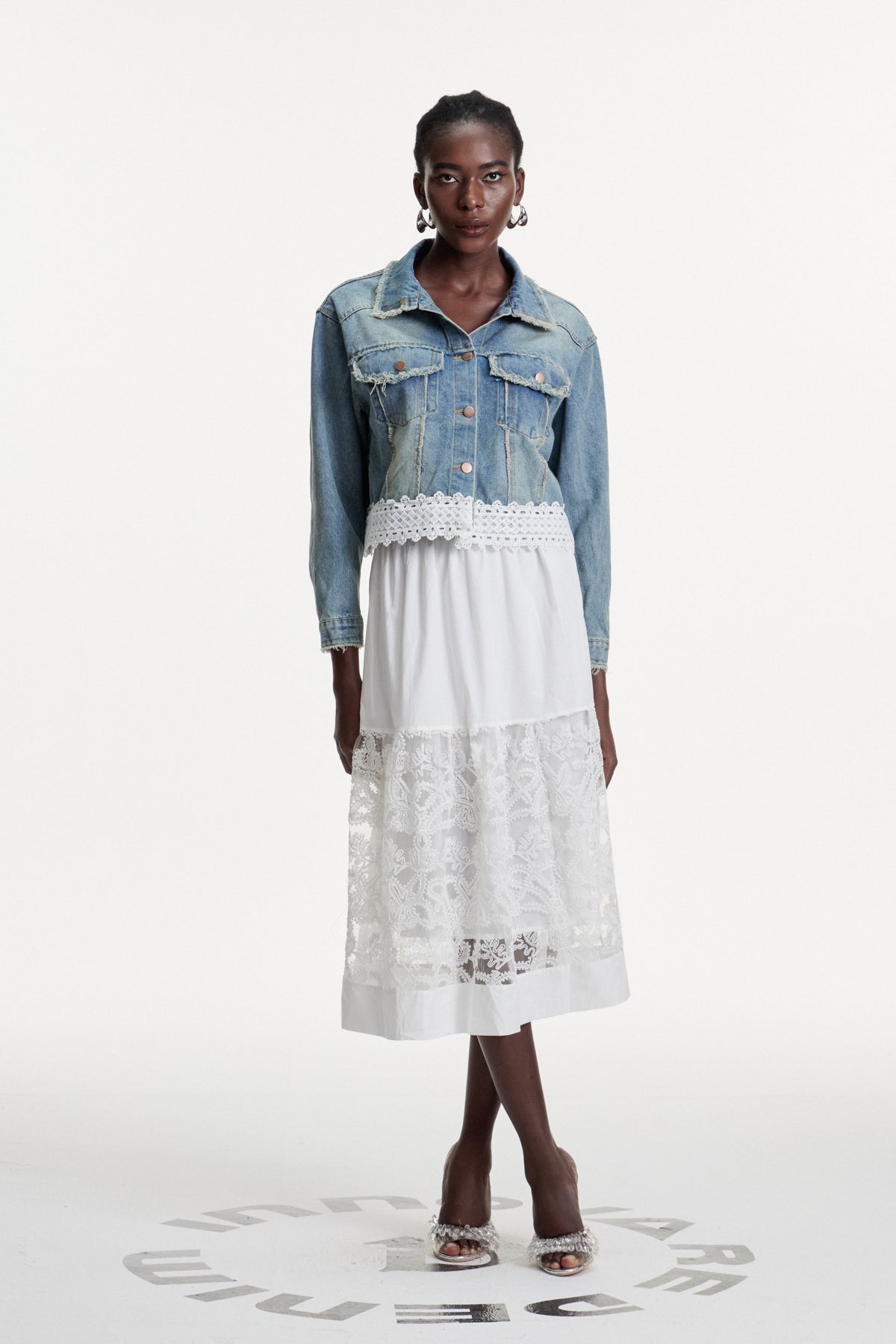 Dalimil Deconstruct Fringe Denim Jacket