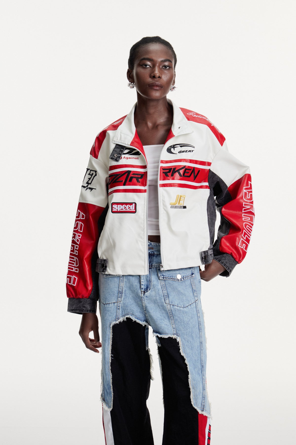 Damijan Print Deconstruct Jacket