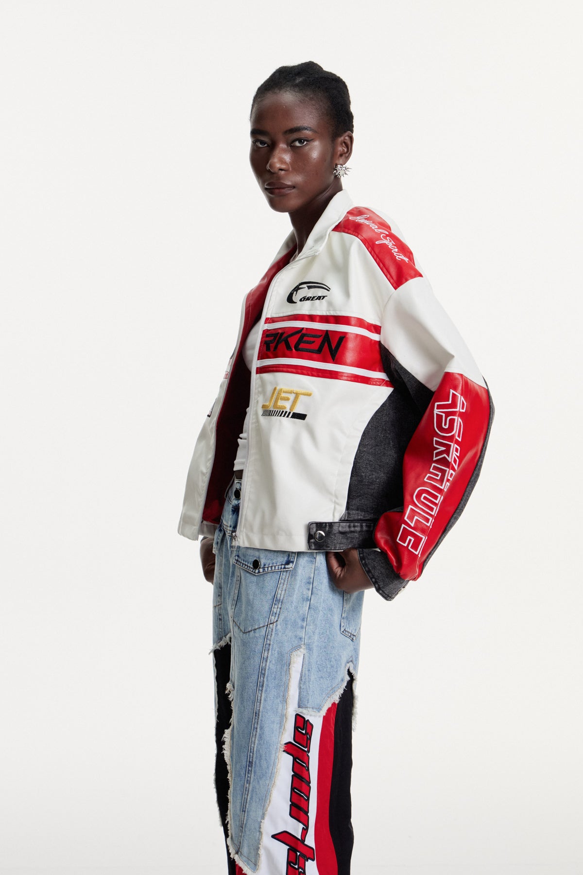 Damijan Print Deconstruct Jacket