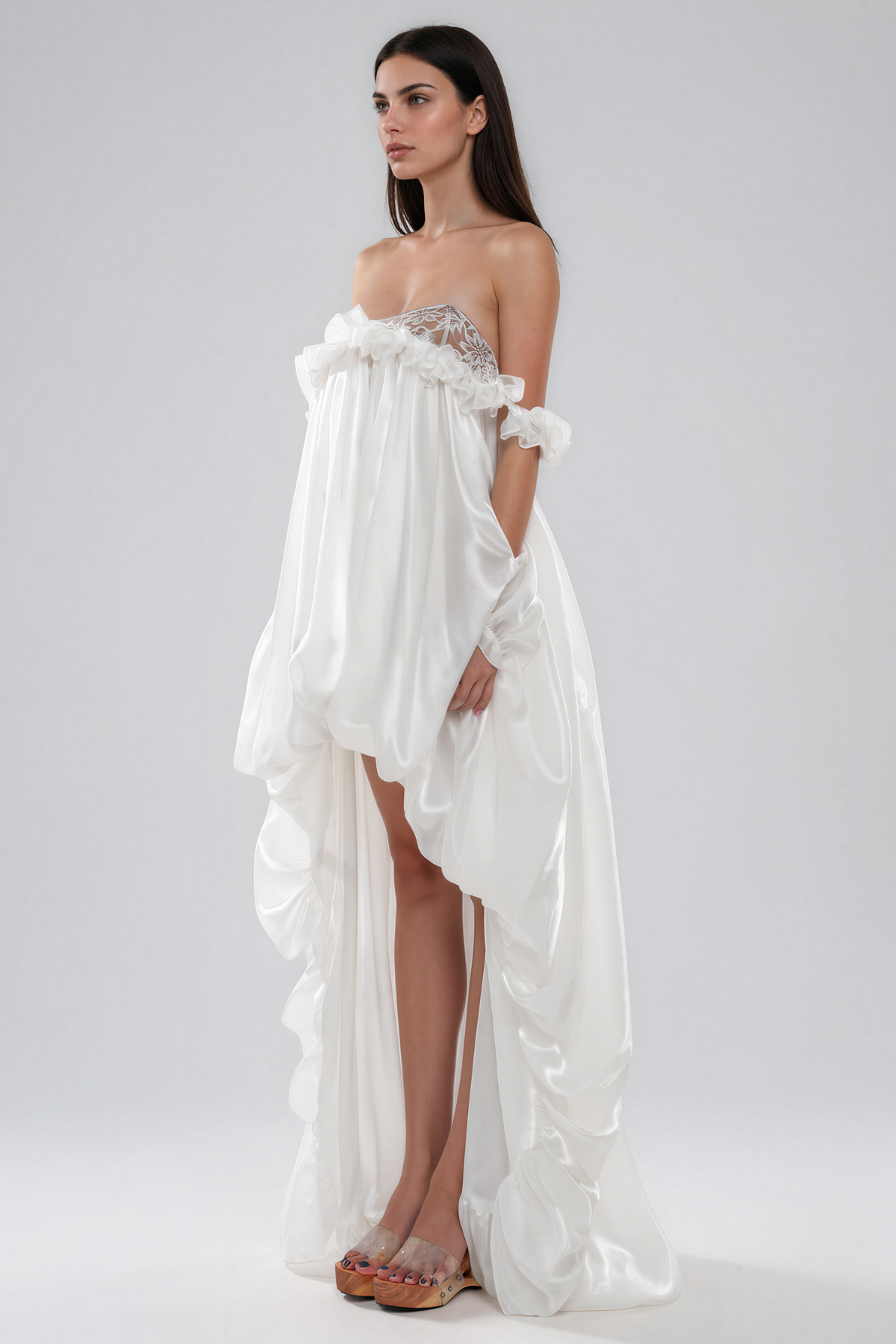 Damira Off Shoulder Lace Maxi Dress