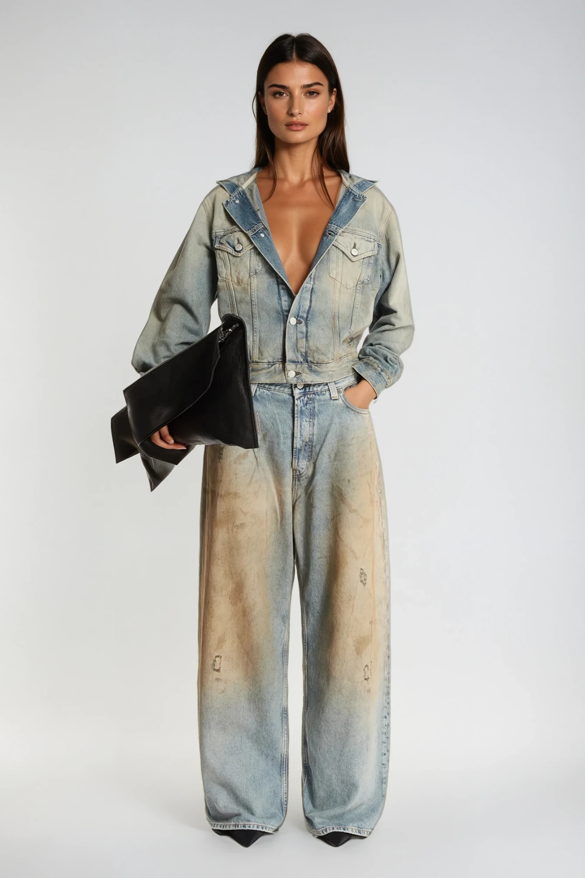 Damyan Hooded Denim Jacket