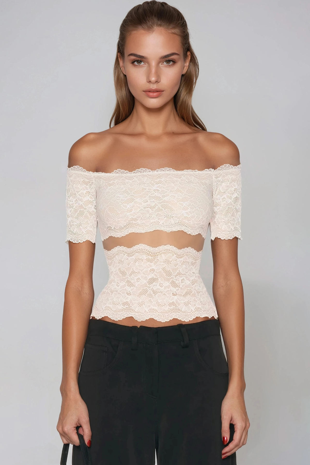 Fortunatus Off Shoulder Lace Top