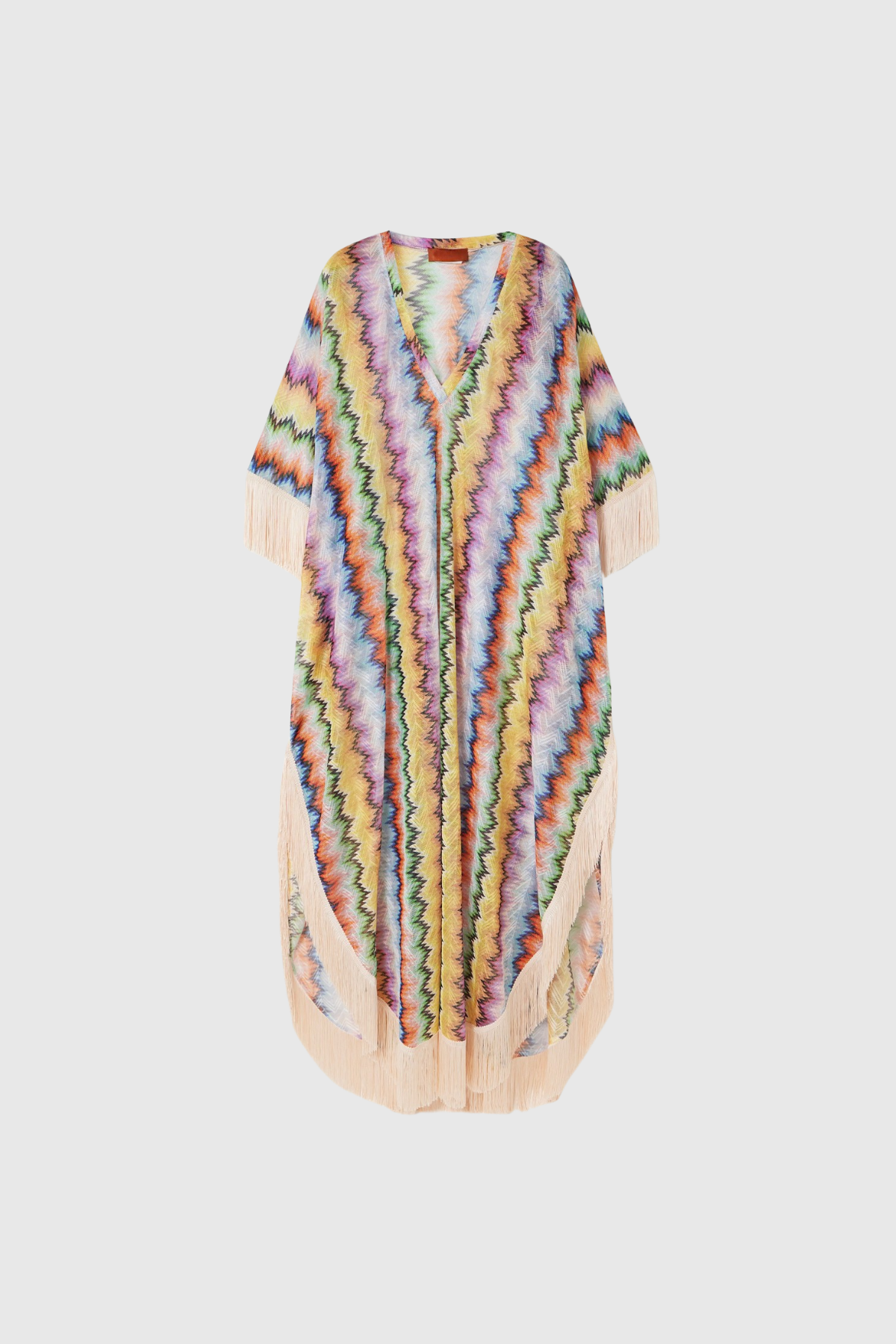 Daouda Deconstruct Fringe Maxi Dress