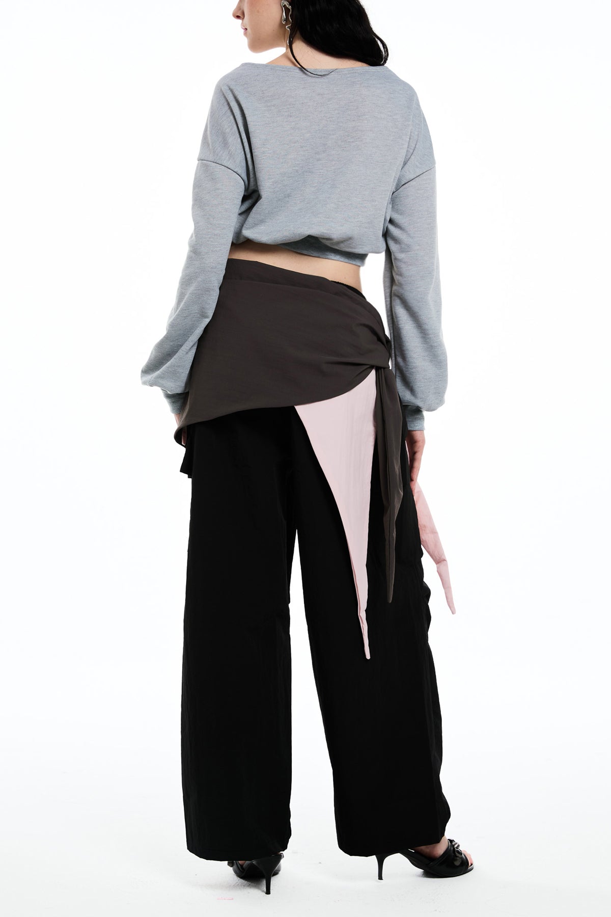 Darayavaush Asymmetric Star Barrel Pants