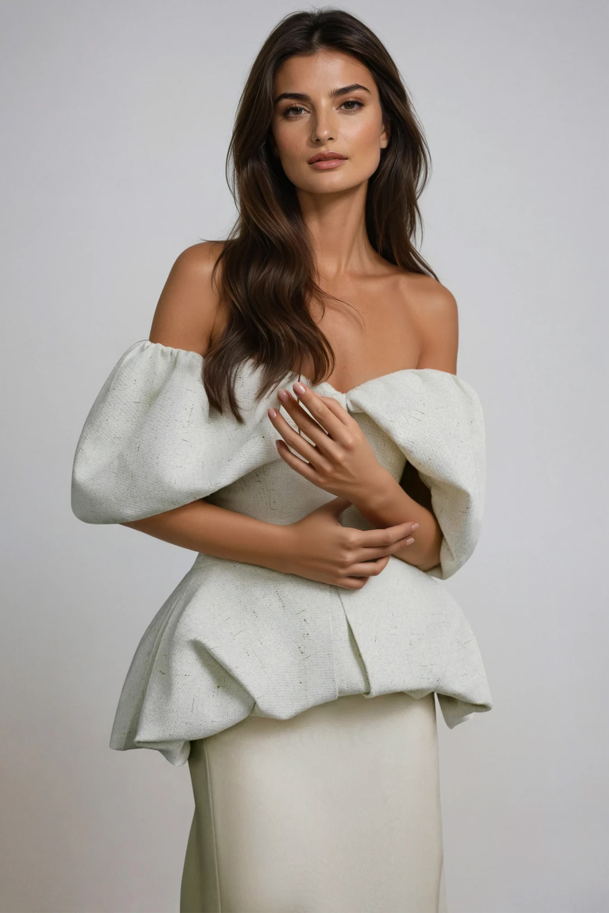 Darius Off Shoulder Skirt Set