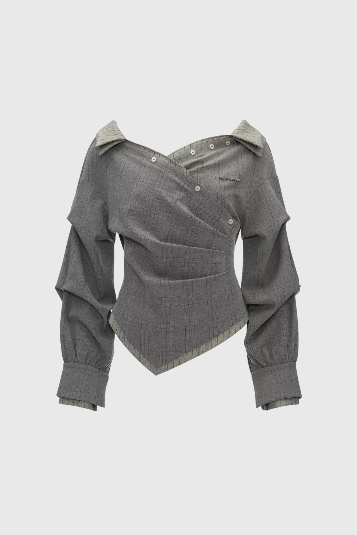 Darko Off Shoulder Grid Top