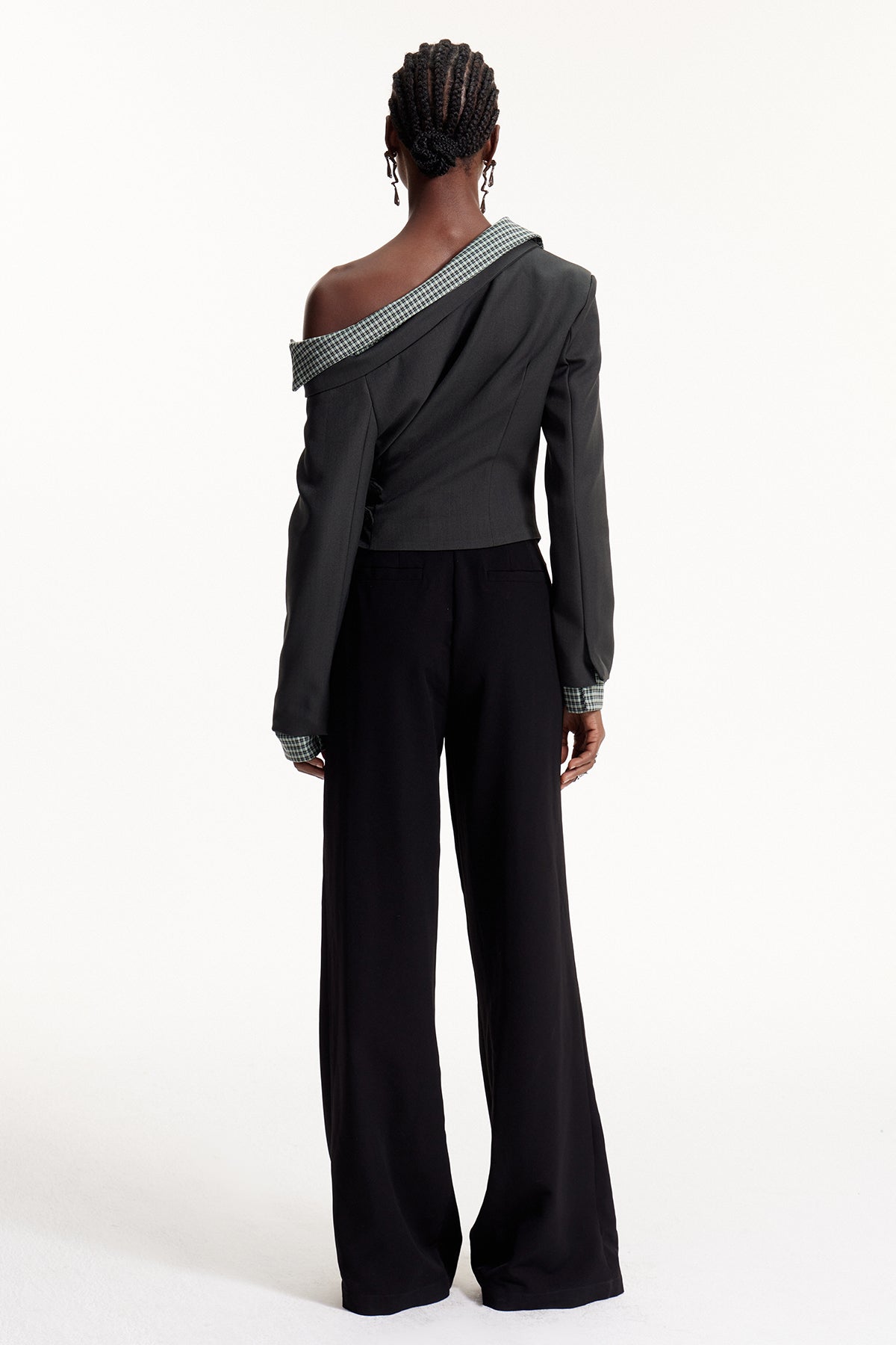 Darko One Shoulder Top In Green