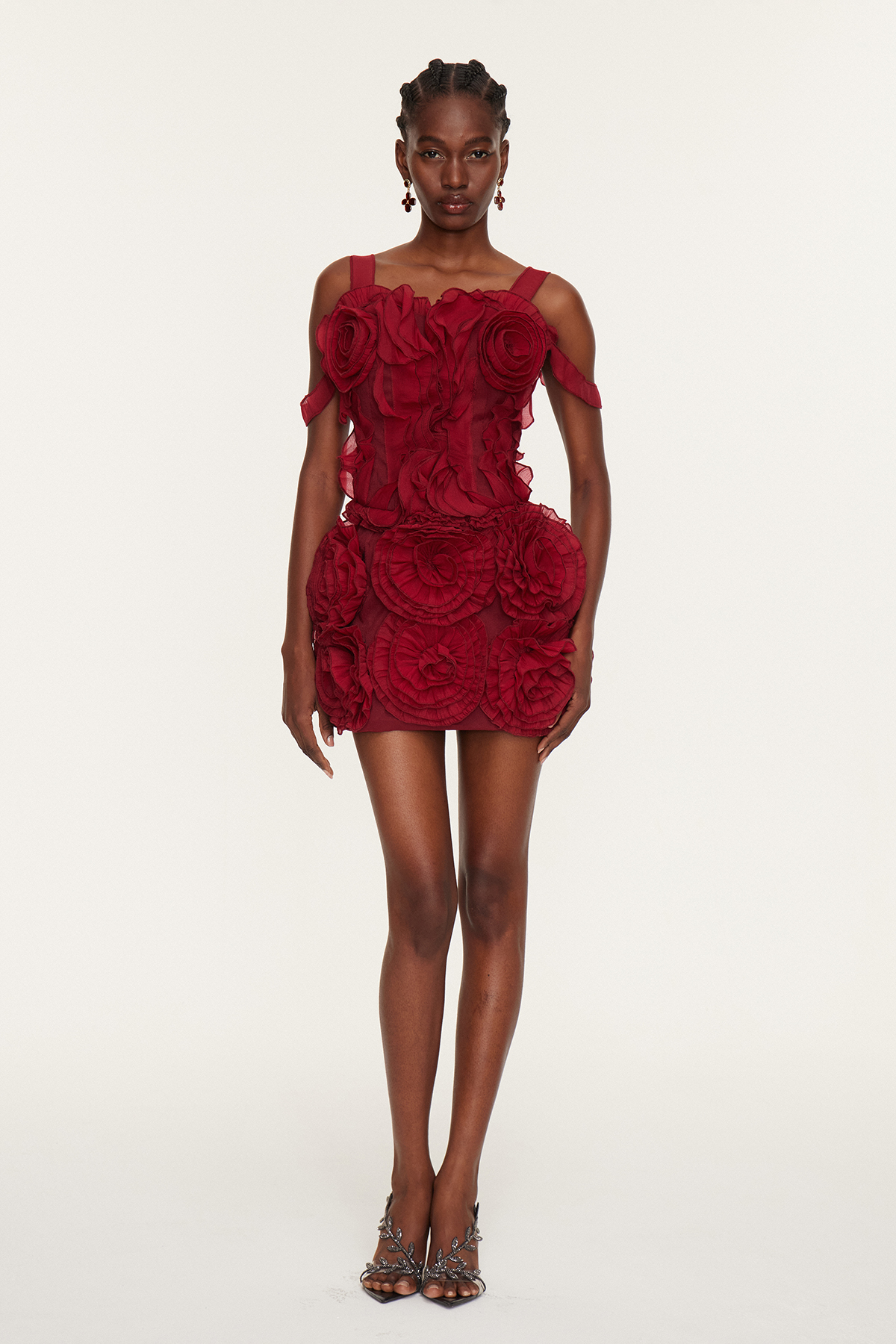 Darwin Flower Ruffle Skirt Set