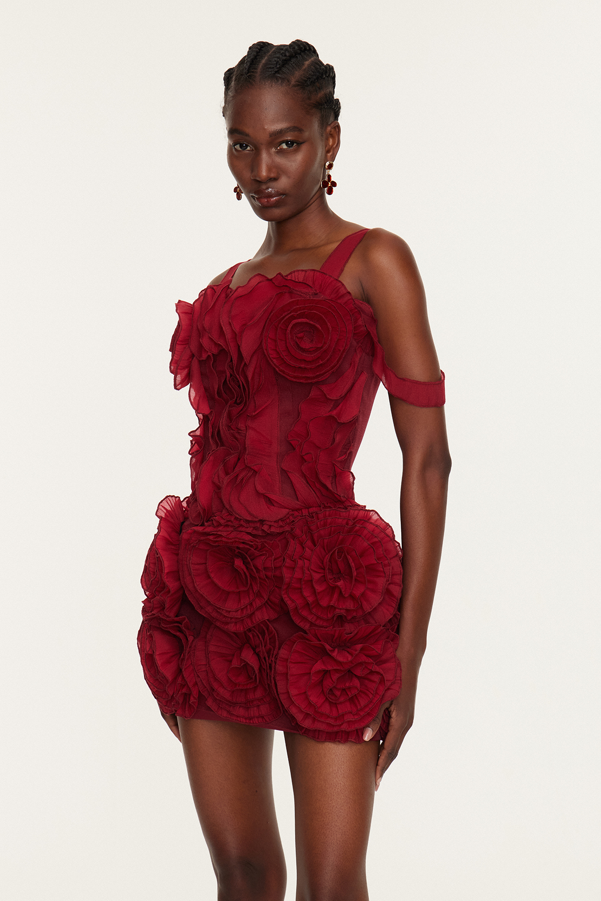 Darwin Flower Ruffle Skirt Set