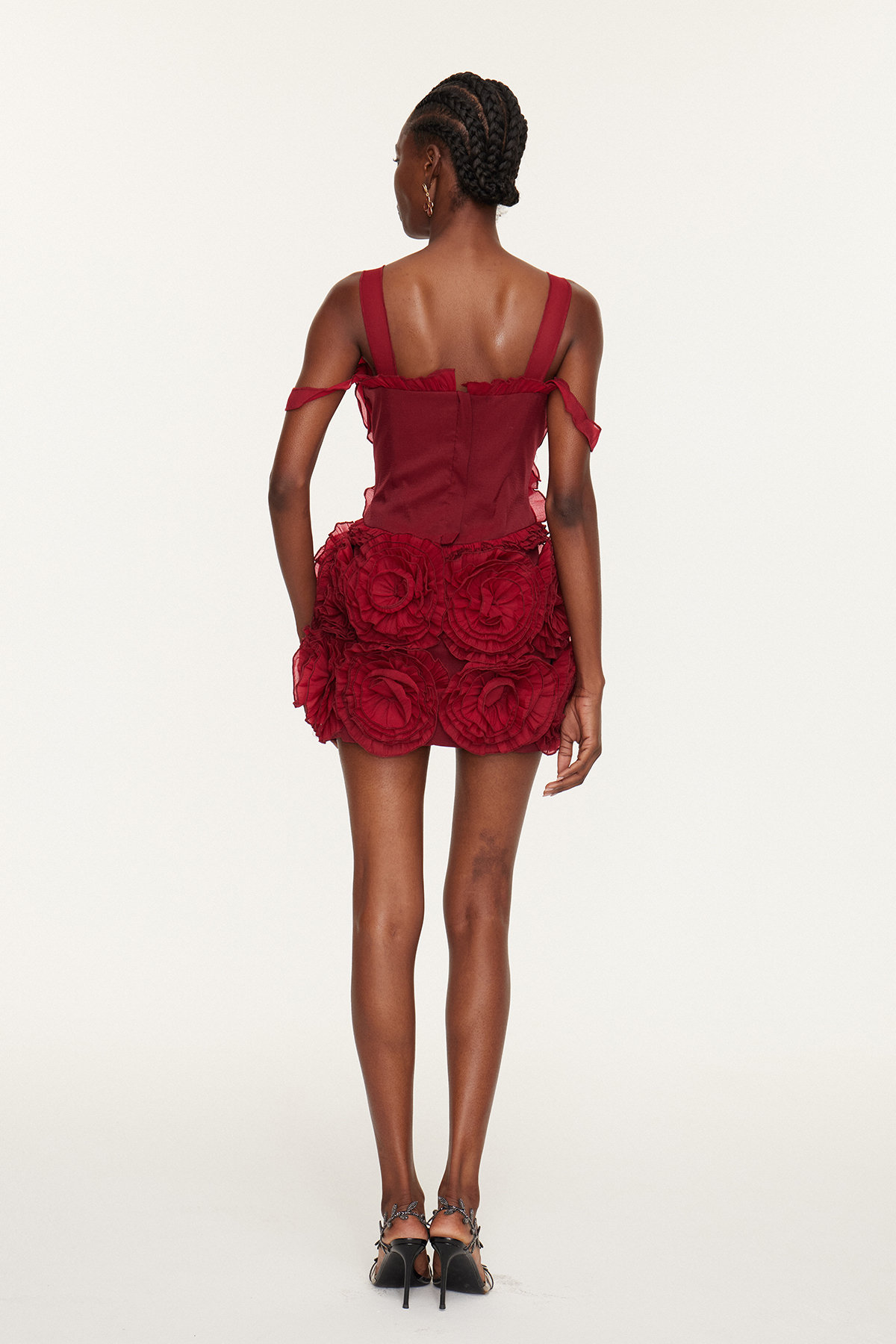 Darwin Flower Ruffle Skirt Set