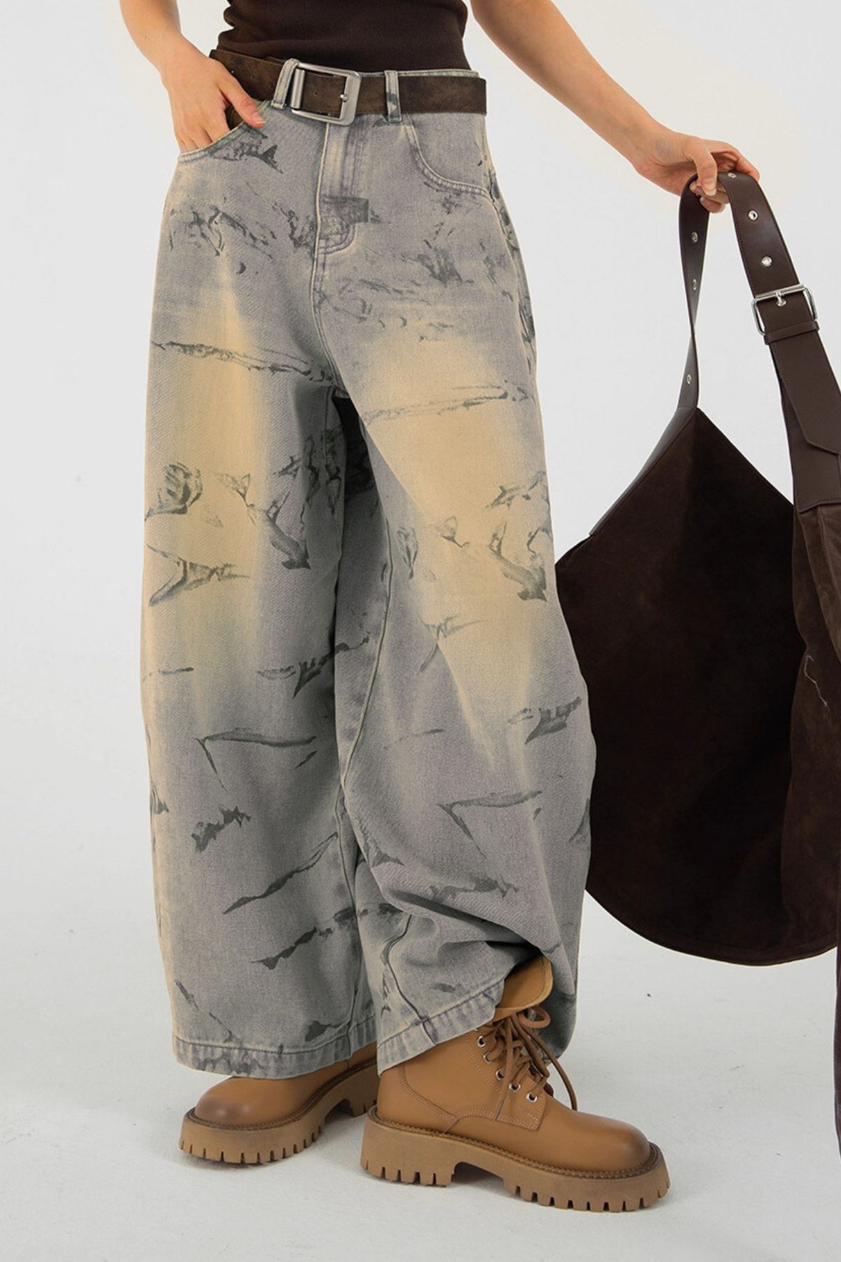 Dat Print Baggy Jeans