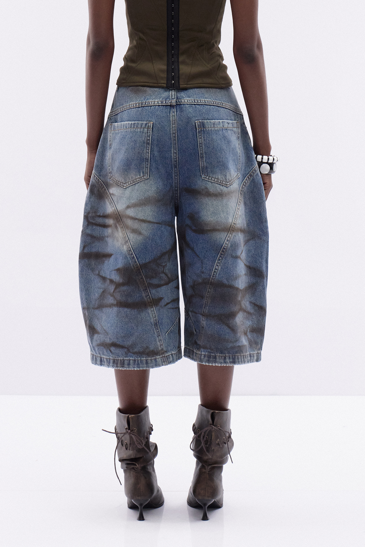 Dat Tie Dye Capri Jeans