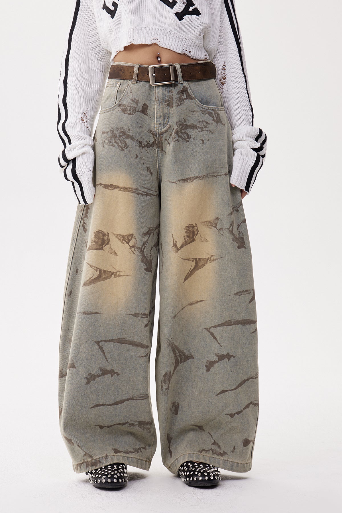 Dat Print Baggy Jeans