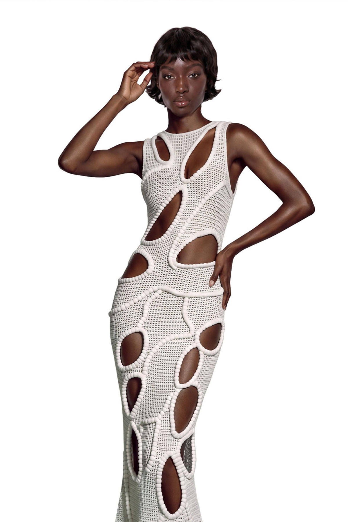 Davion Sleeveless Cutout Maxi Dress