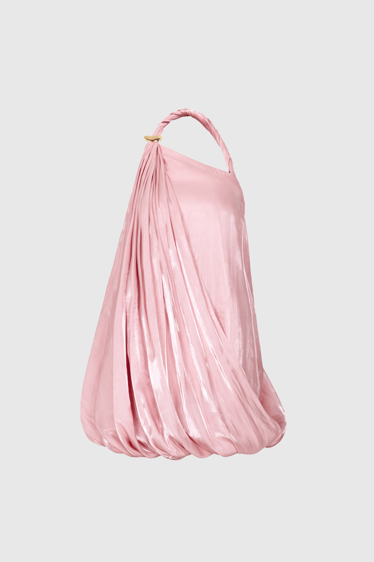 Davonte Halter Neck Ruch Mini Dress