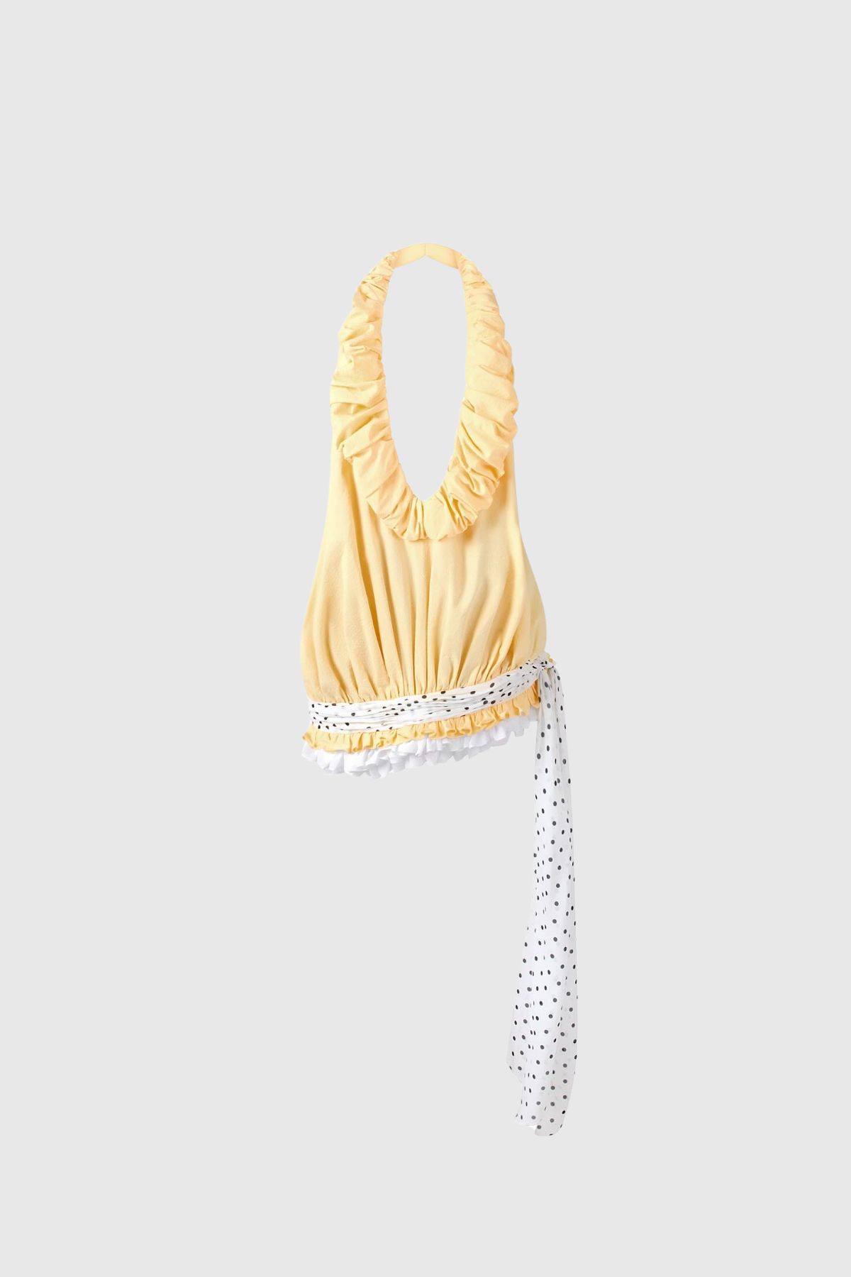 Deana Halter Neck Ruch Mini Dress