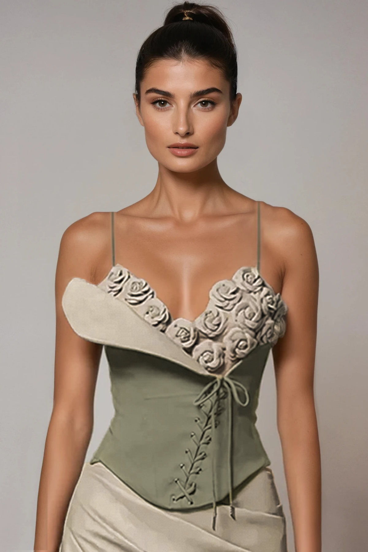 Deidre Flower Bodycon Skirt Set