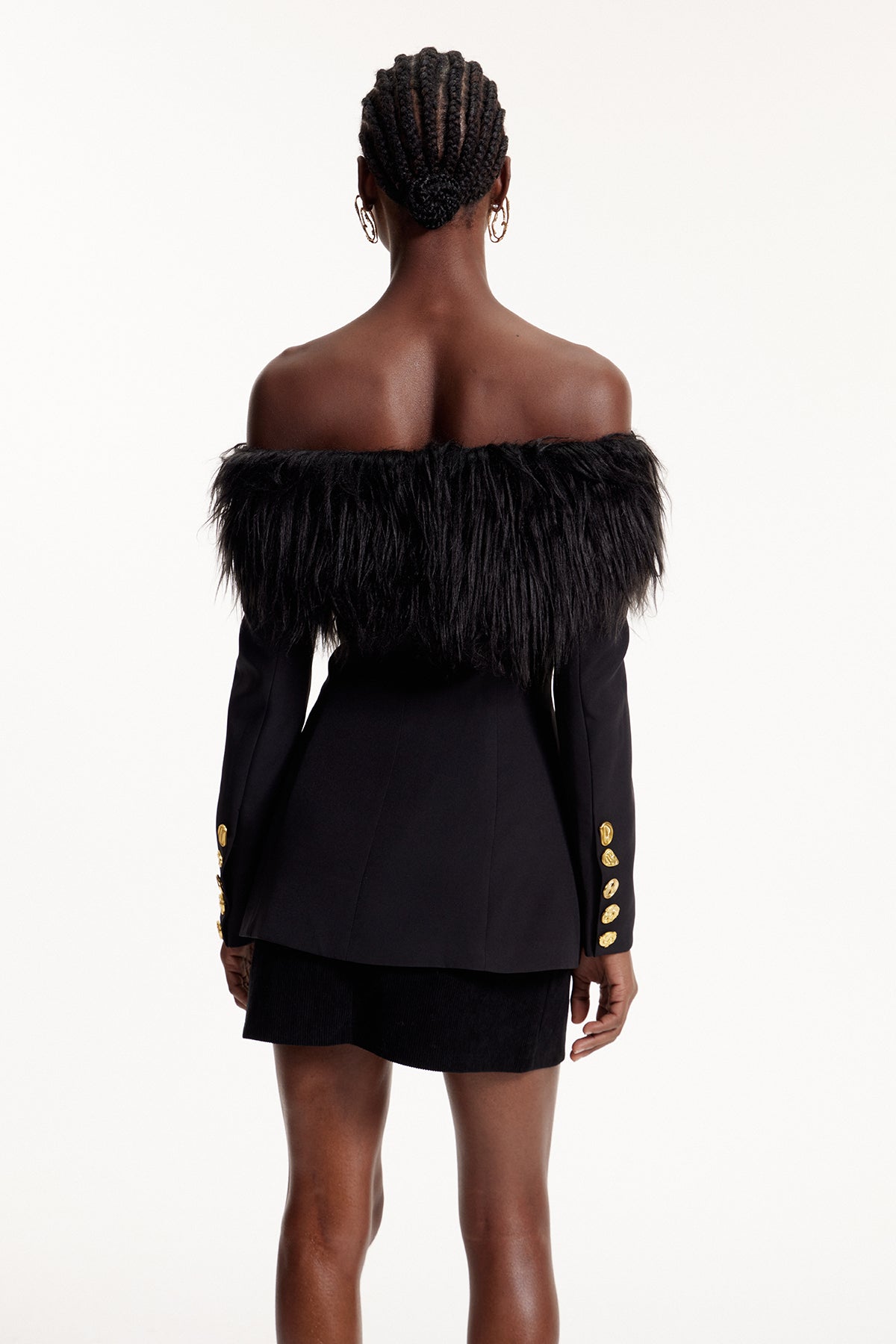 Dejan Off Shoulder Fringe Top