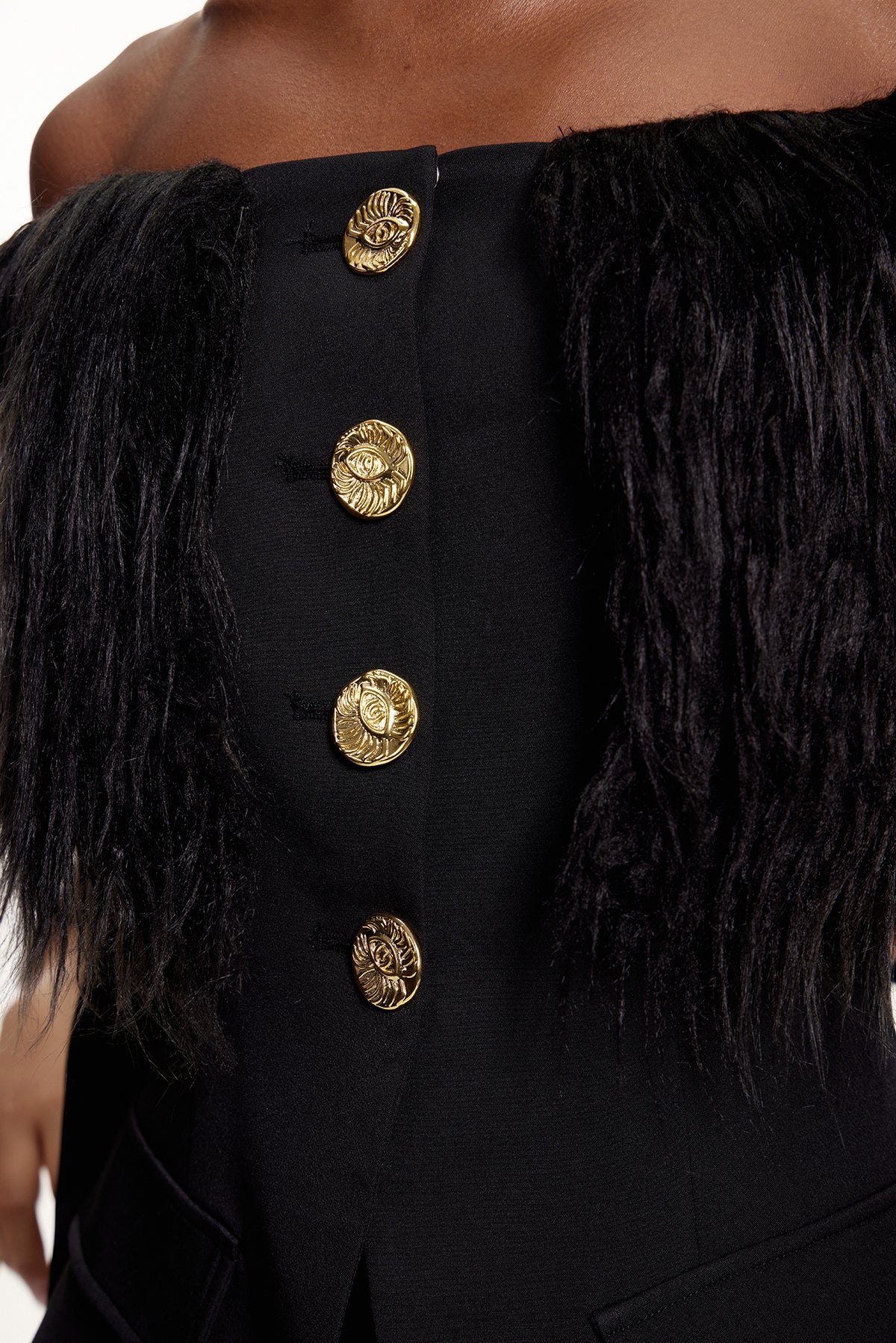 Dejan Off Shoulder Fringe Top