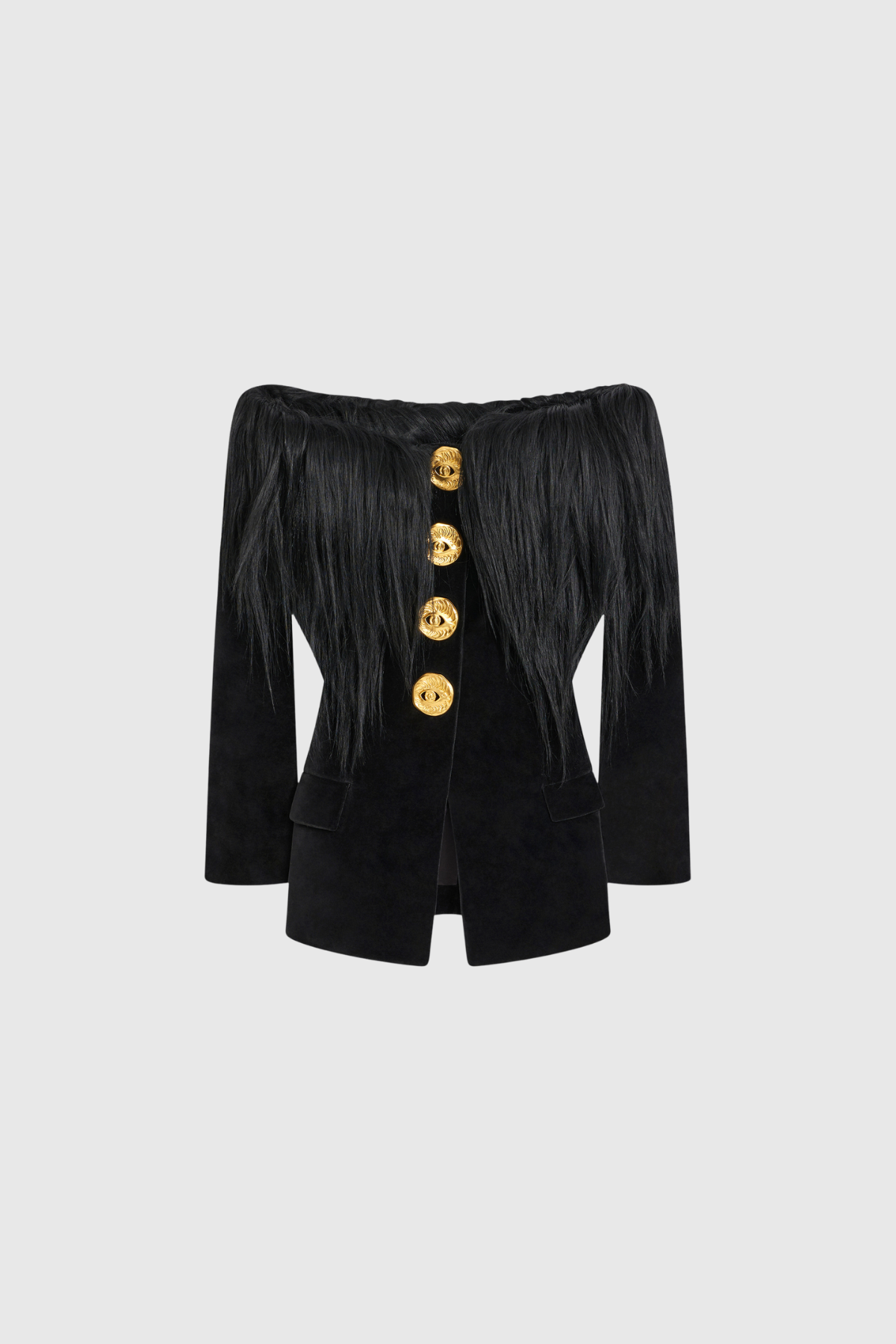 Dejan Off Shoulder Fringe Top