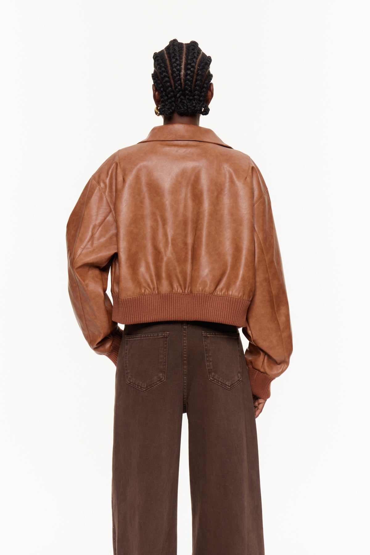 Demon Crop Deconstruct Leather Jacket