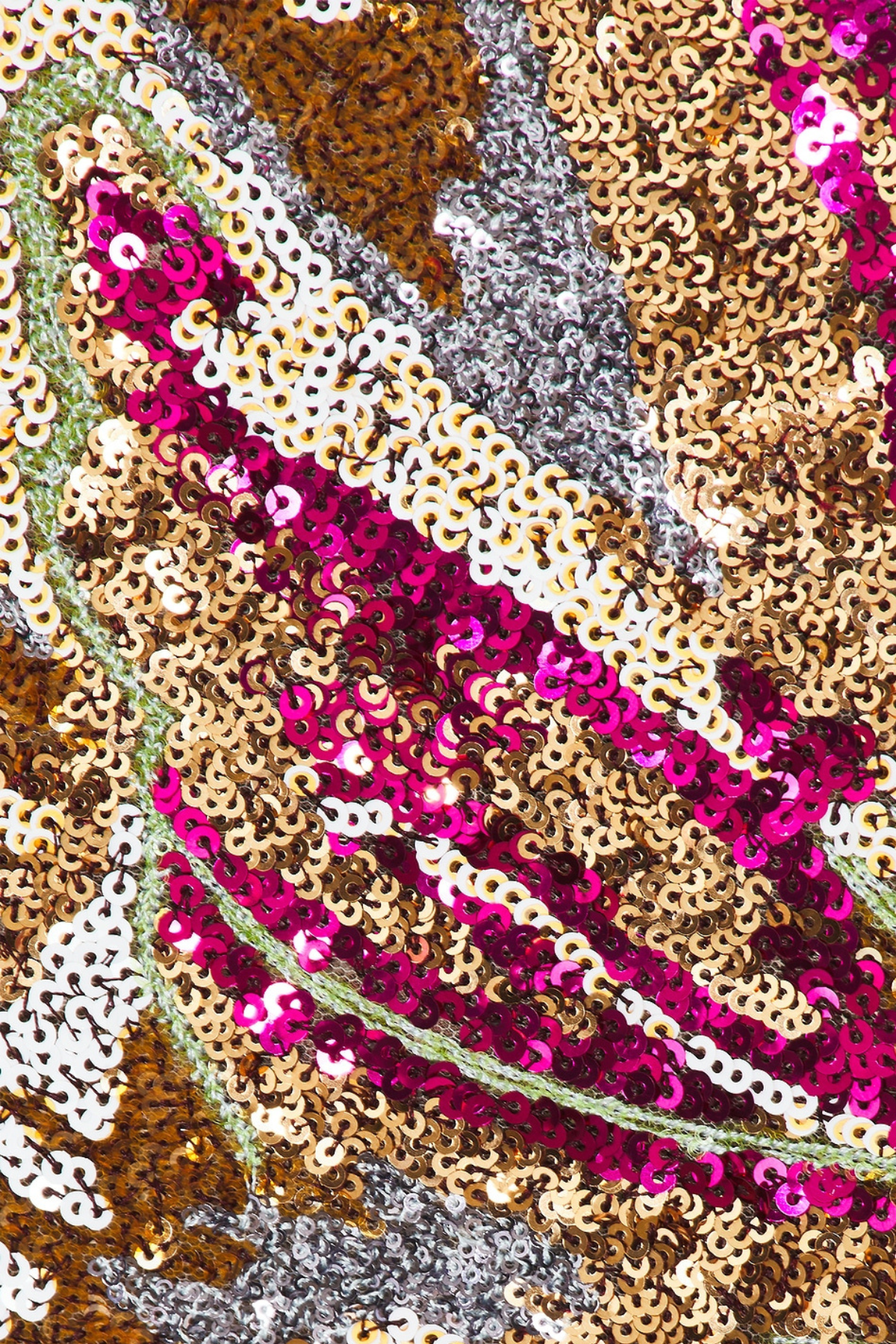 Denica Strapless Embellished Floral Maxi Dress