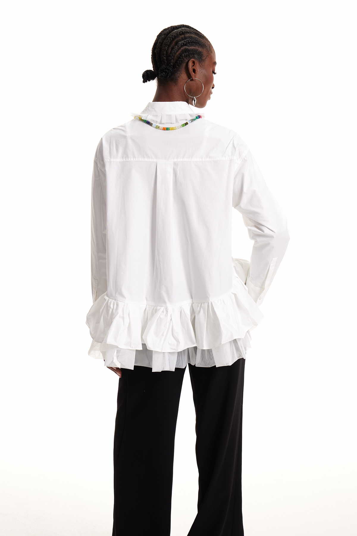 Dermot Ruffle Shirt