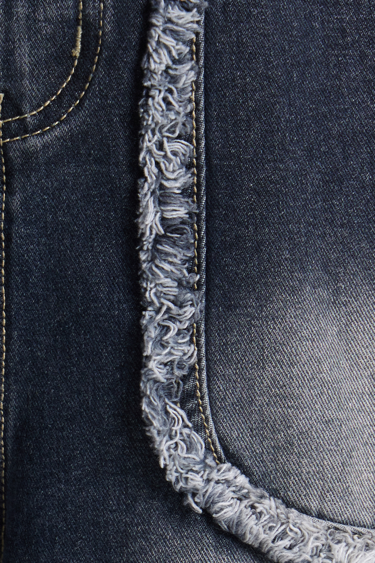 Dessislava Fringe Ripped Barrel Jeans