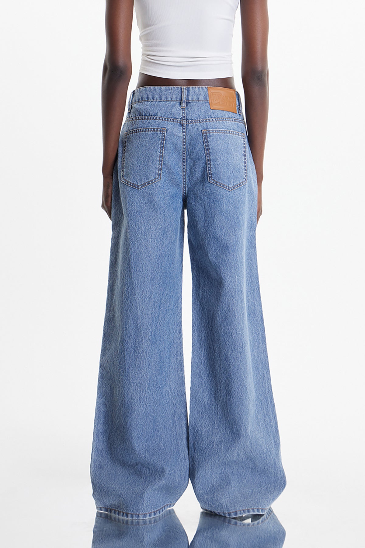 Devaki Mesh Burnout Jeans