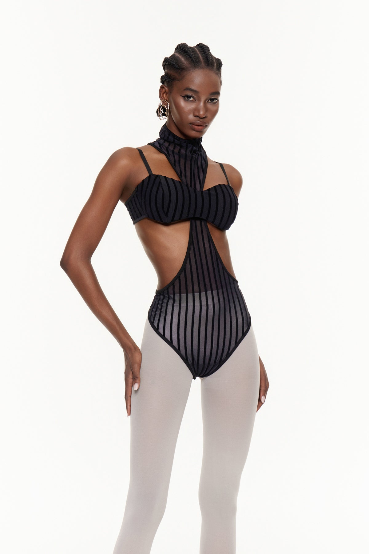 Devan Mesh Cutout Bodysuit