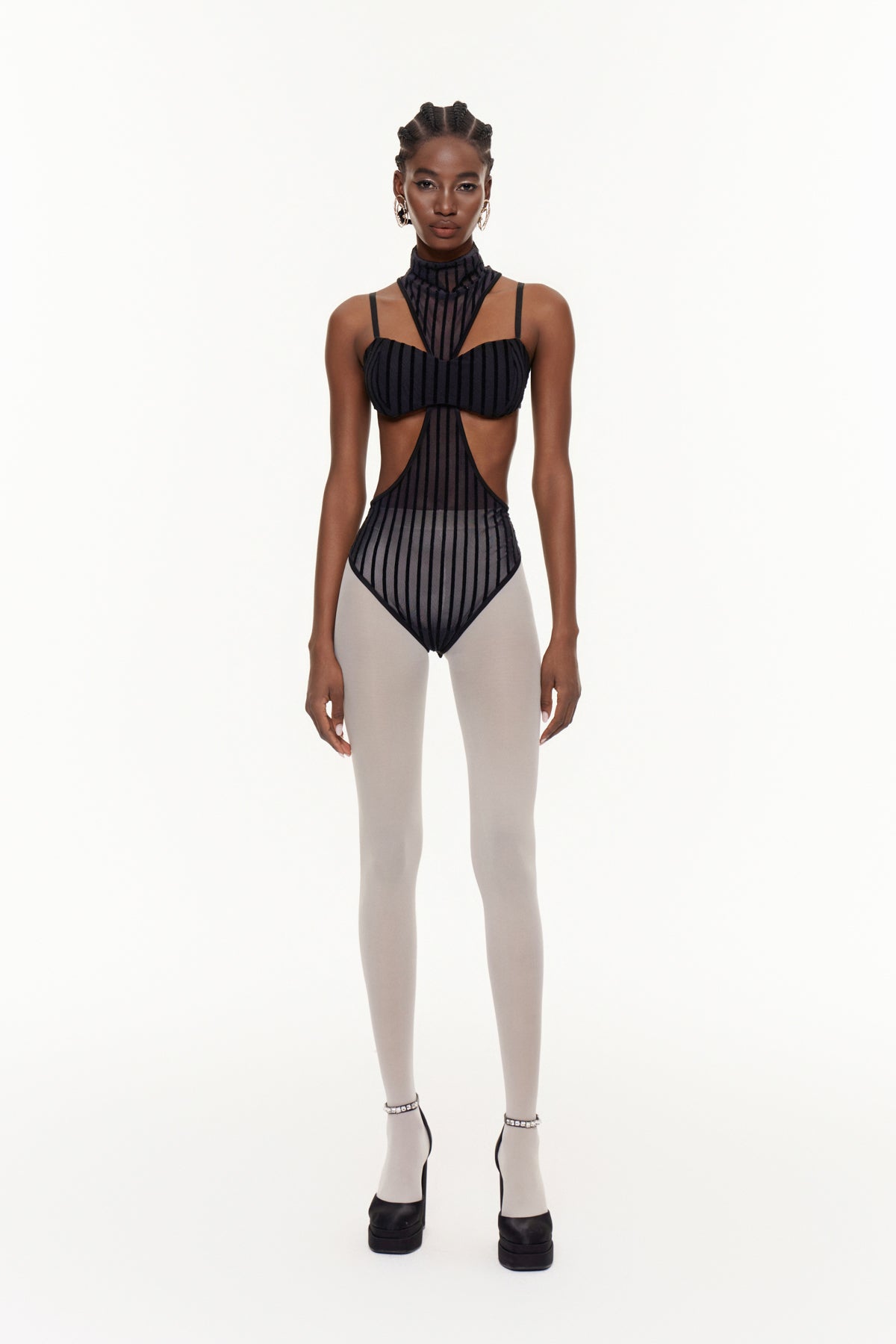 Devan Mesh Cutout Bodysuit