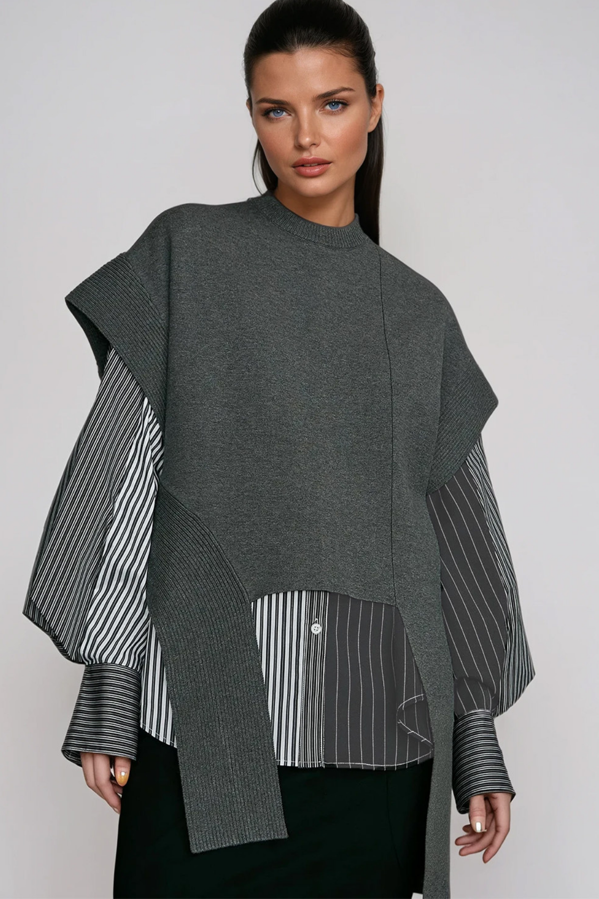 Dewi Two Piece Stripe Top