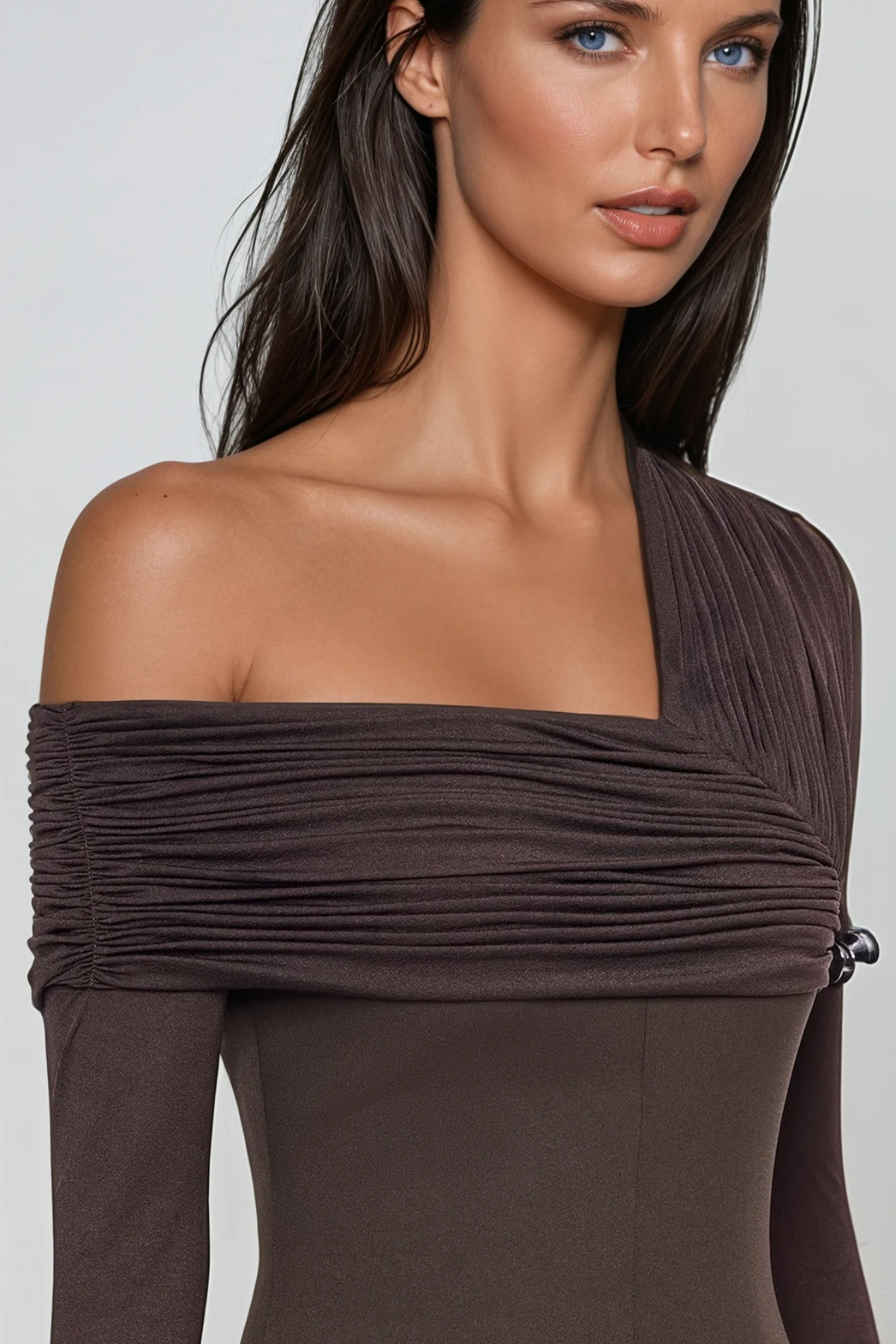 Dhruv Ruch One Shoulder Maxi Dress