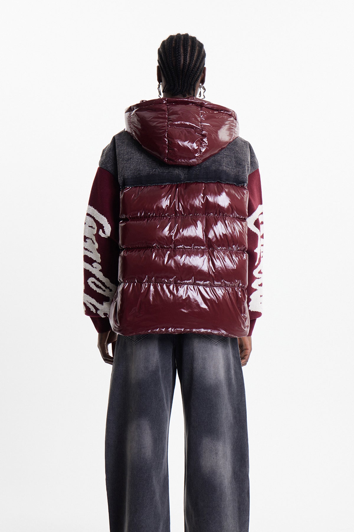 Diadumenianus Deconstruct Denim Embroidered Jacket