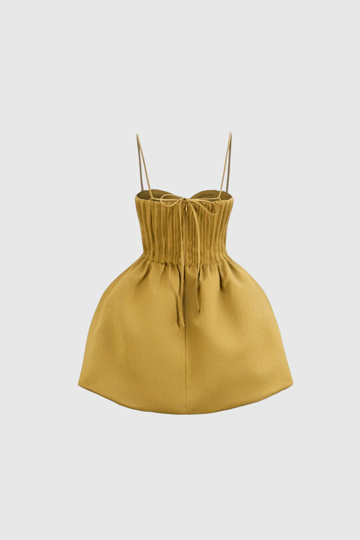 Dilara Spaghetti Ruch Bubble Mini Dress – Innovare Denim