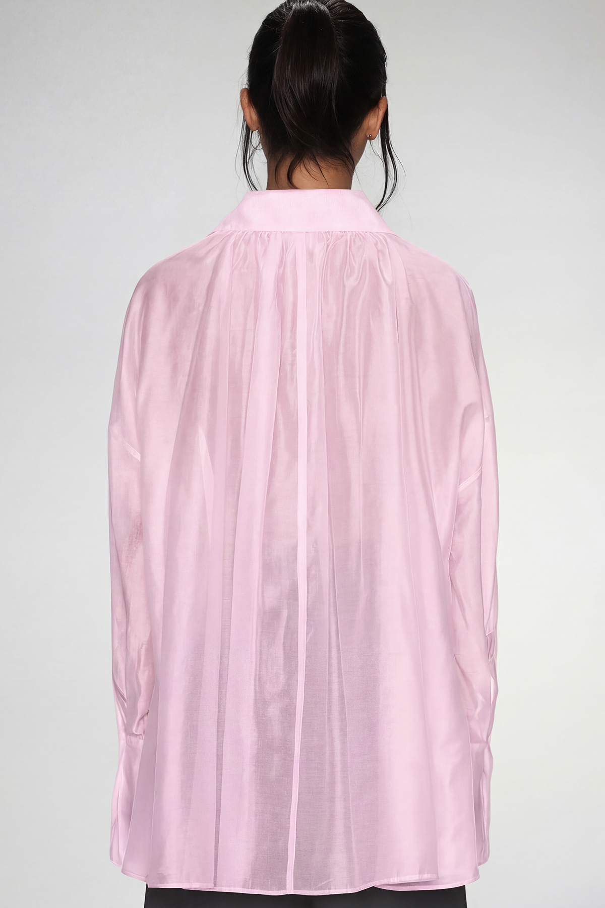 Dilipa Plunge Shirt In Pink