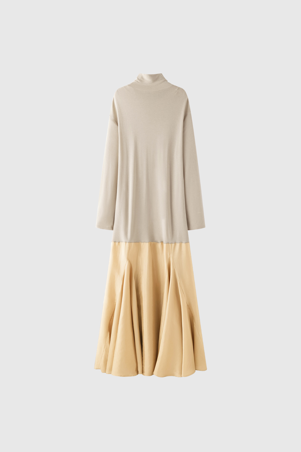 Dilnoza Deconstruct Flared Maxi Dress