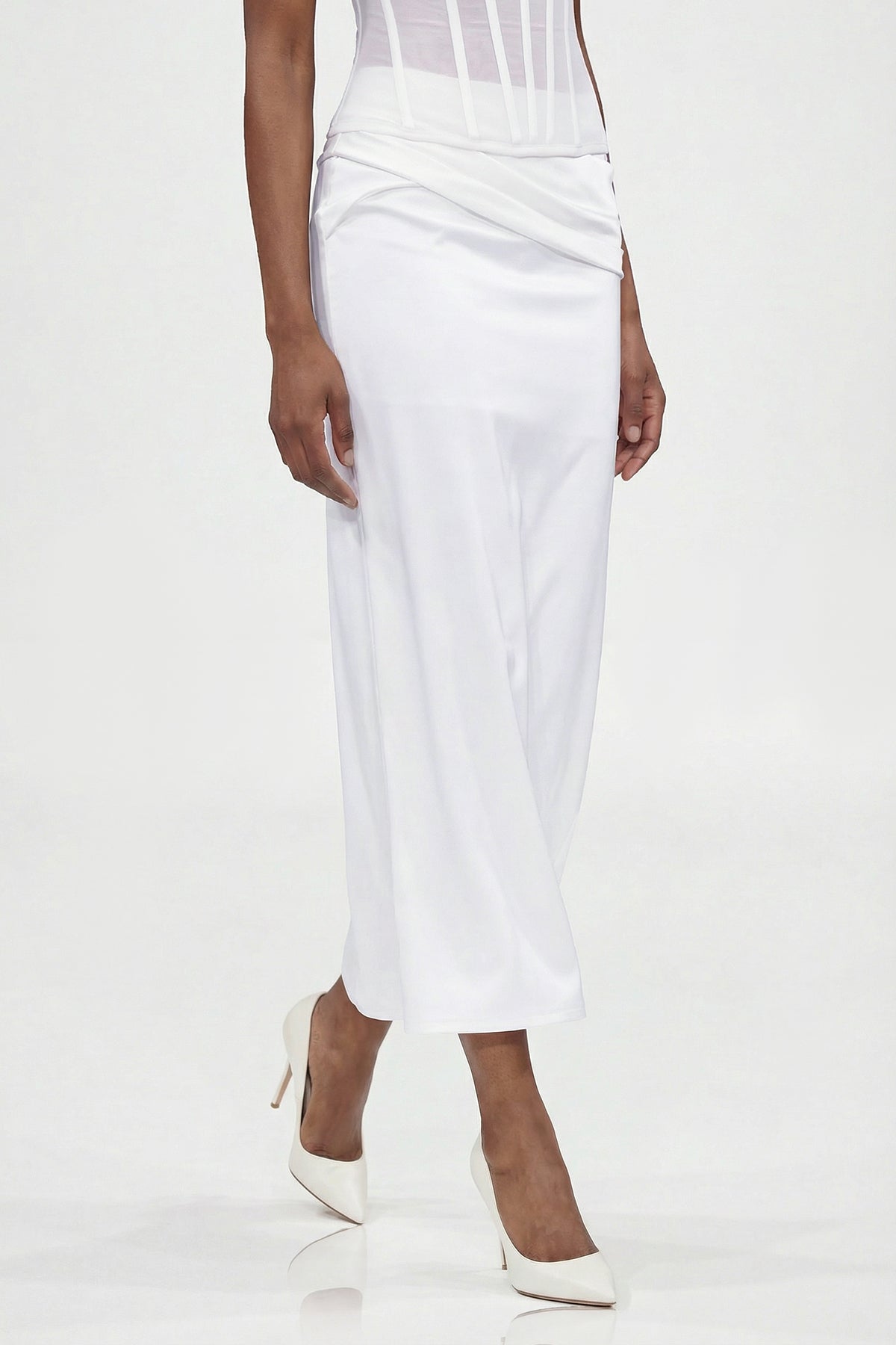 Dimos Strapless Corset Maxi Dress
