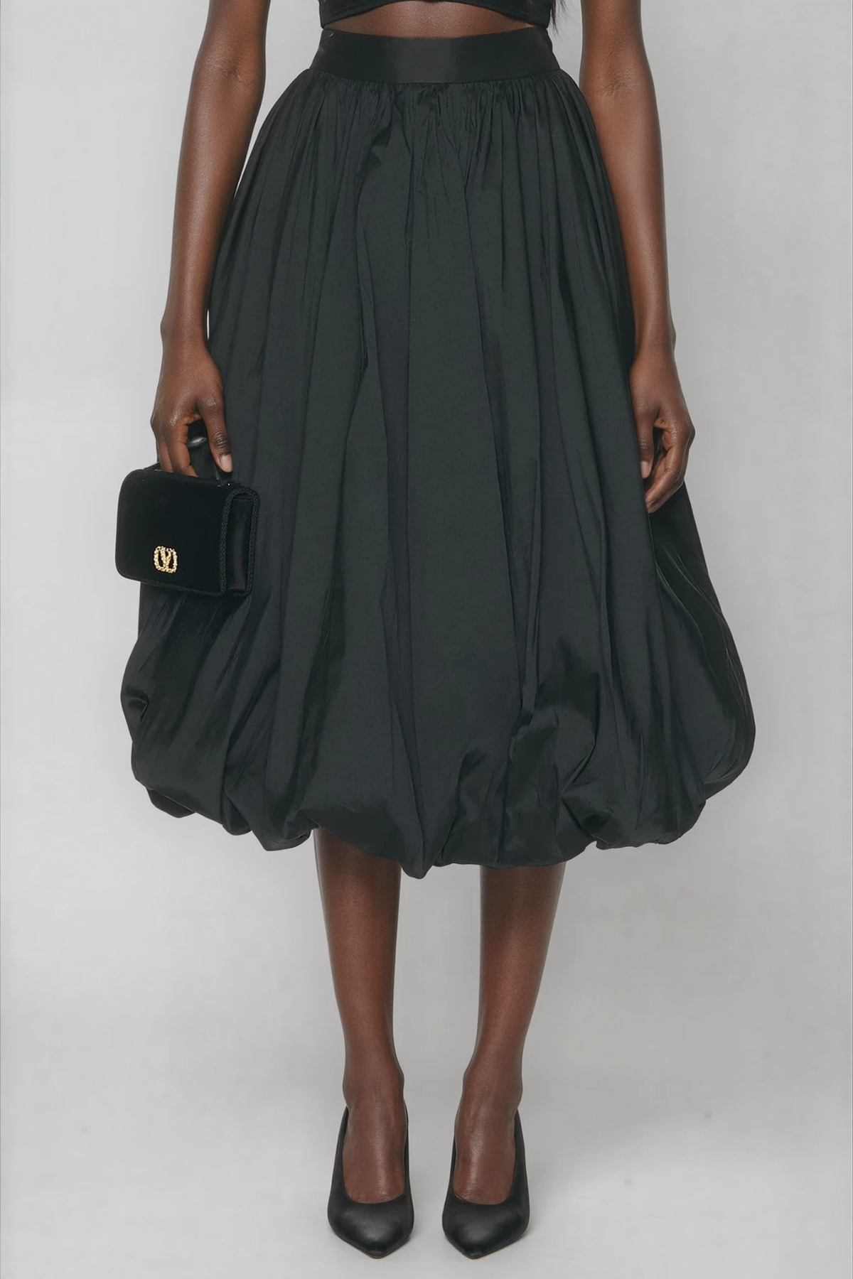 Dionysius Ruch Bubble Midi Skirt