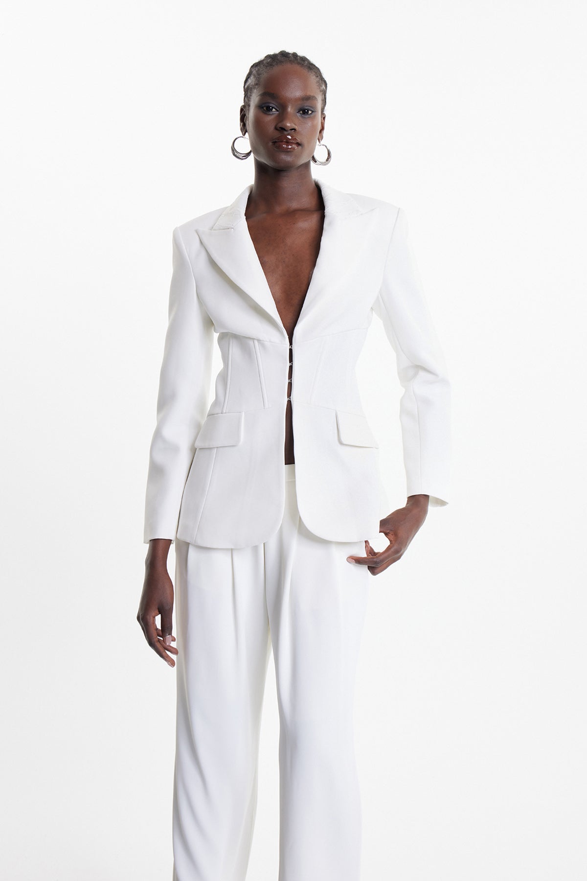 Dipika Floral Lace Blazer