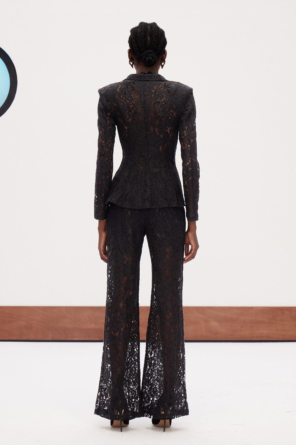 Djehutimose Floral Lace Pants Set