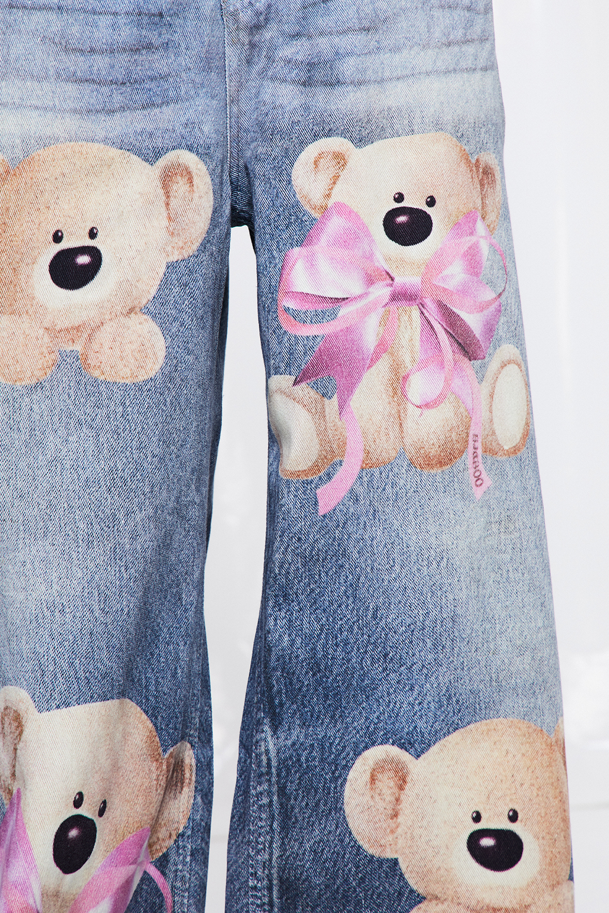 Dmitar Bleached Print Jeans