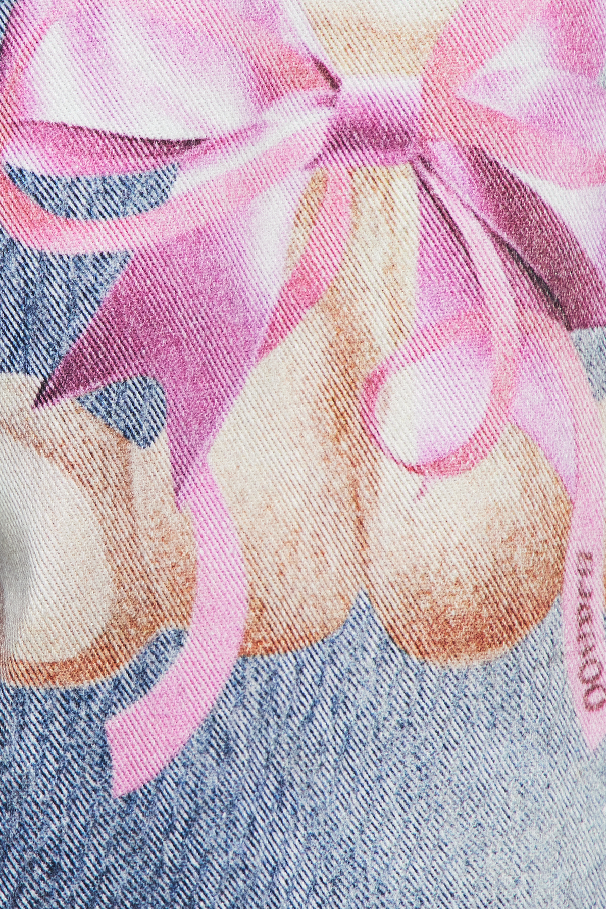 Dmitar Bleached Print Jeans
