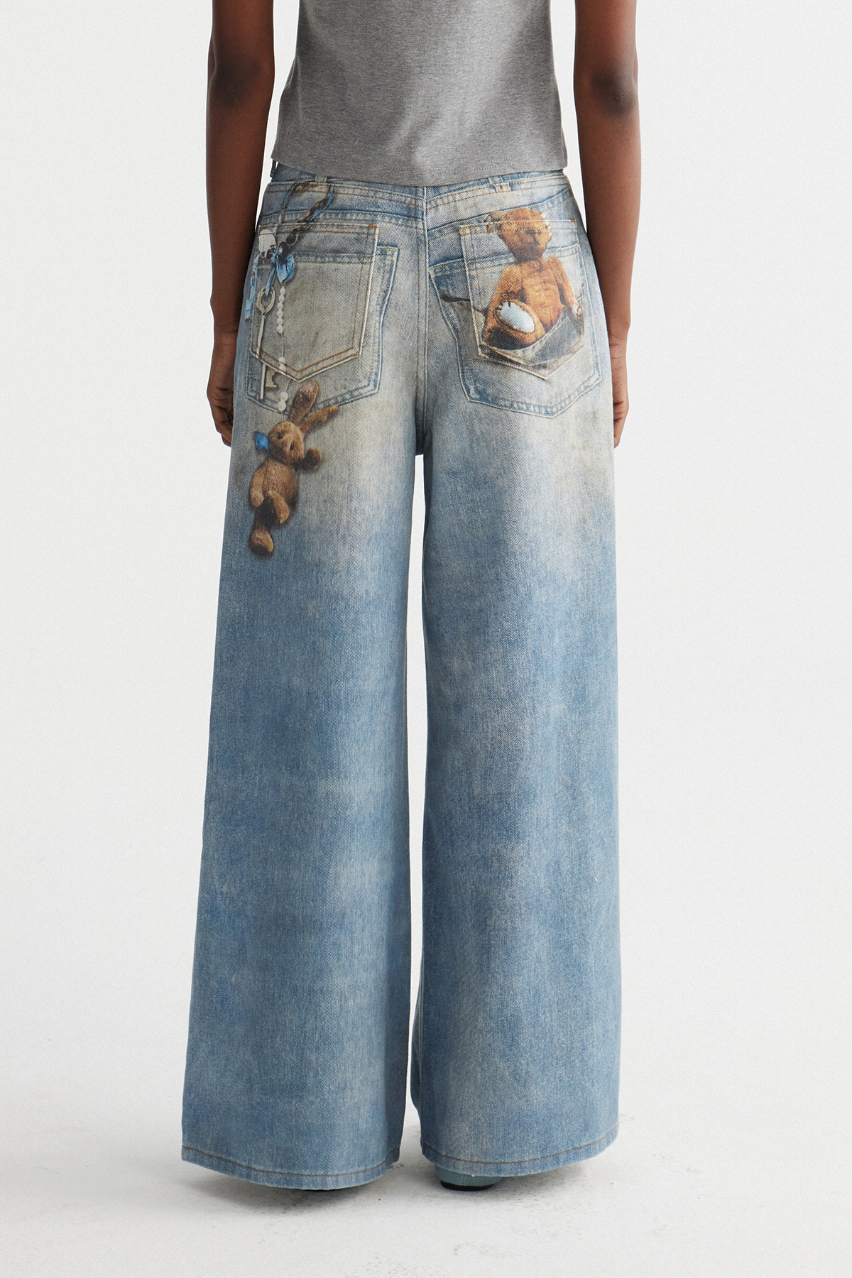 Dmitar Pearl Print Jeans