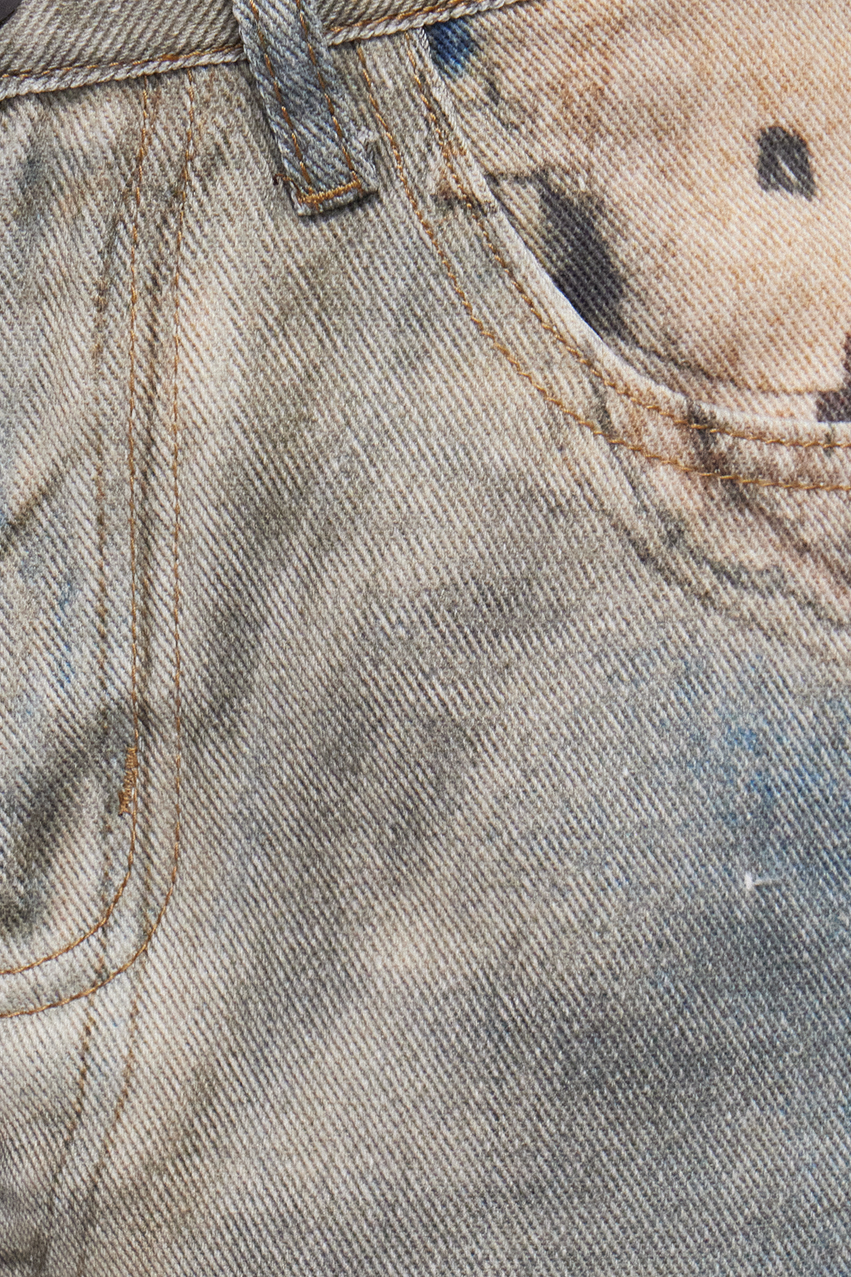 Dmitar Print Capri Jeans