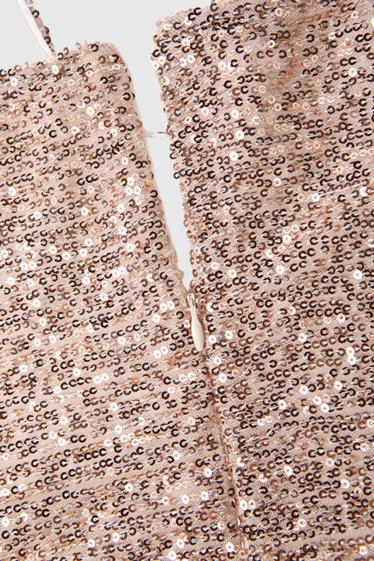 Dobri Sequin Cutout Mesh Maxi Dress In Pink