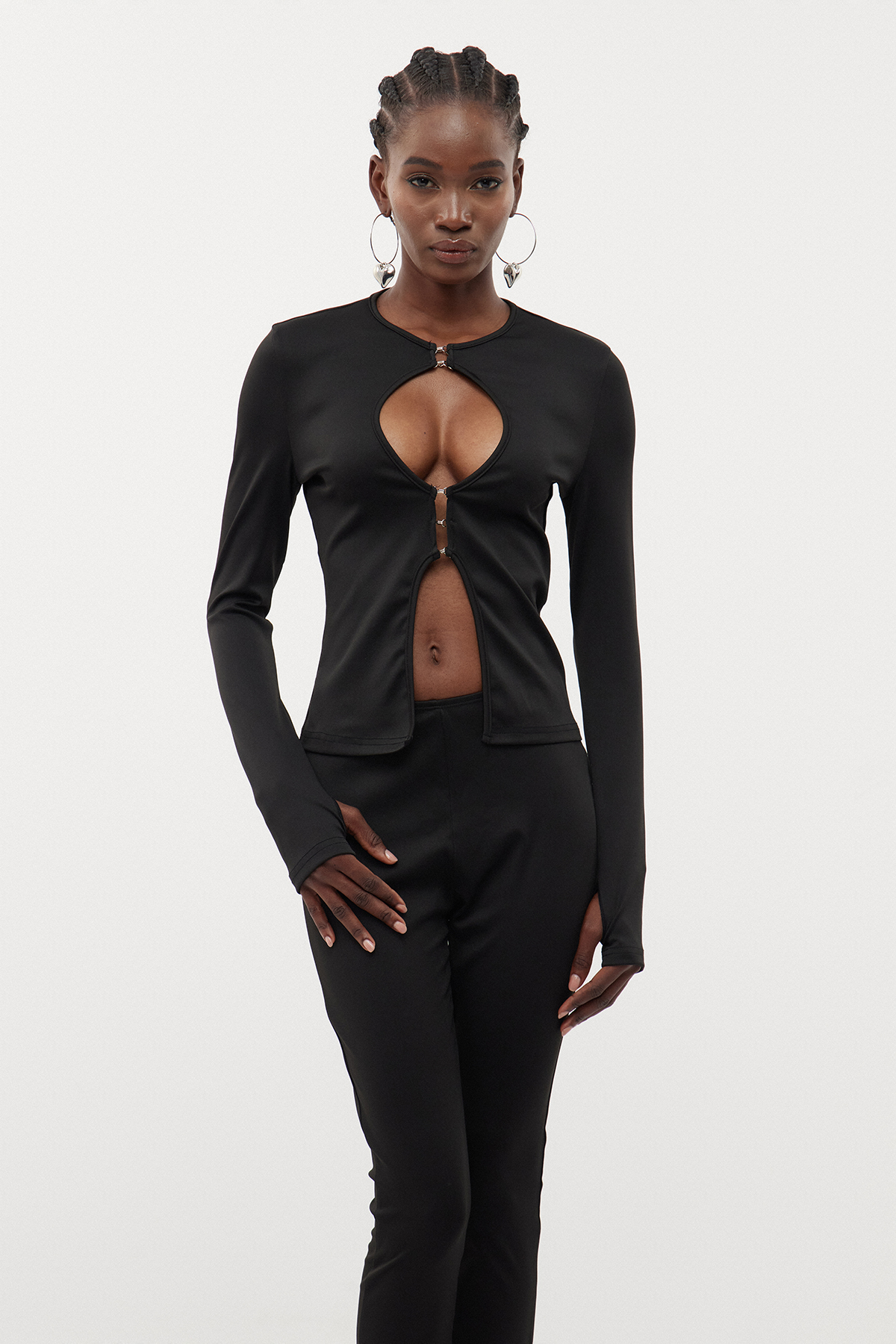 Dobromila Bodycon Cutout Pants Set