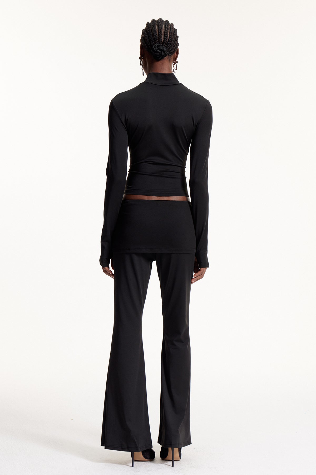 Dobromila Long Sleeve Bodycon Hook Pants Set