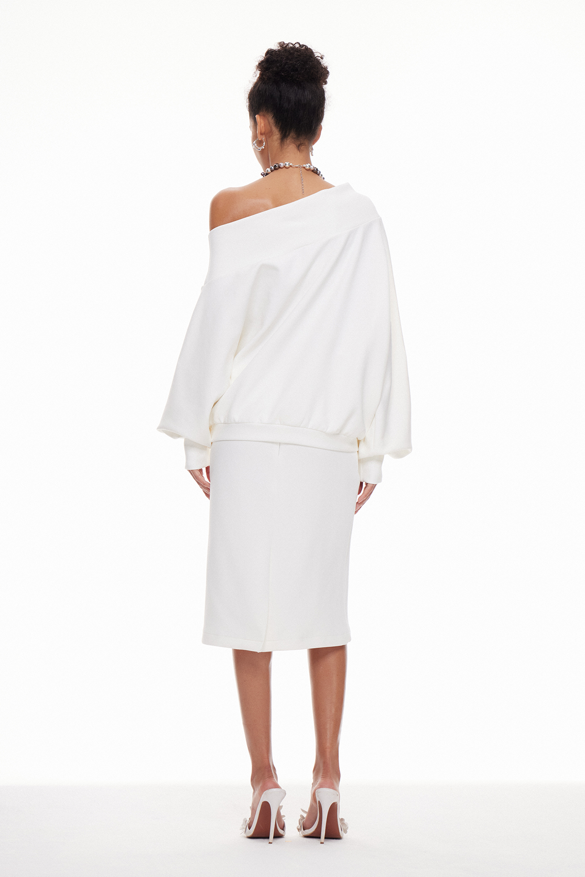 Dominic One Shoulder Skirt Set